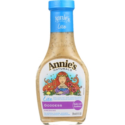 ANNIE\'S NATURALS: Lite Goddess Dressing, 8 Oz