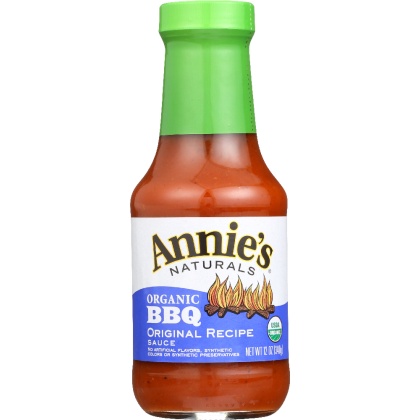 ANNIE\'S NATURALS: Organic BBQ Sauce Original Recipe, 12 oz