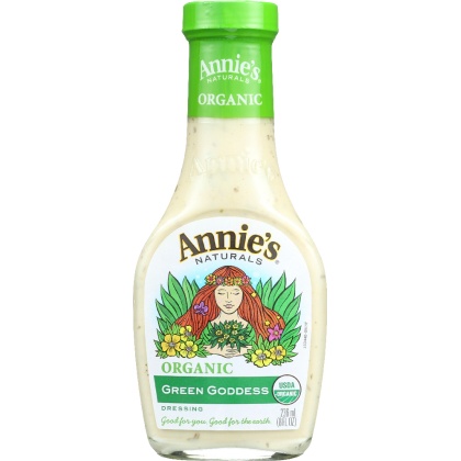 ANNIE\'S NATURALS: Organic Green Goddess Dressing, 8 oz