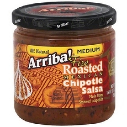 ARRIBA: Fire Roasted Mexican Chipotle Salsa Medium, 16 Oz