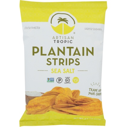 ARTISAN TROPIC: Plantain Strips Sea Salt, 4.5 oz