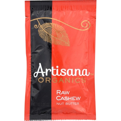 ARTISANA: Organic Raw Cashew Nut Butter, 1.06 oz