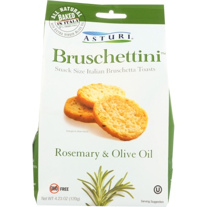 ASTURI: Bruschettini Rosemary & Olive Oil 4.23 oz