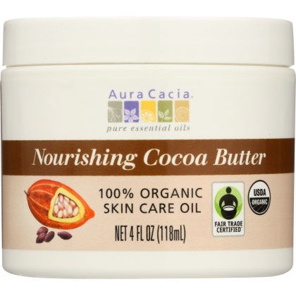 AURA CACIA: Cocoa Butter Org 4 oz