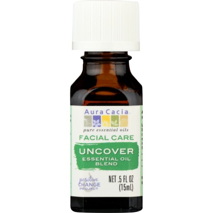 AURA CACIA: Essential Oil Facial Uncover 0.5 oz