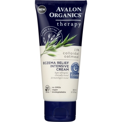 AVALON ORGANICS: Cream Eczema Therapy, 3 oz