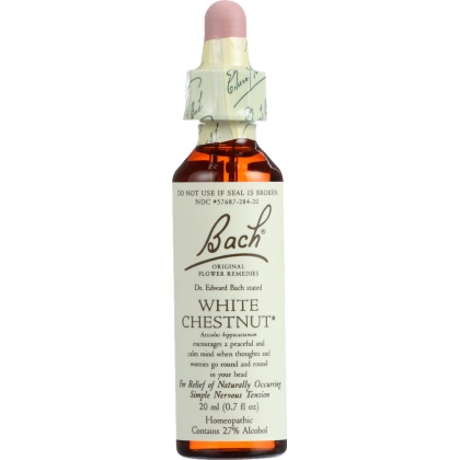 BACH ORIGINAL FLOWER REMEDIES: White Chestnut, 0.7 oz