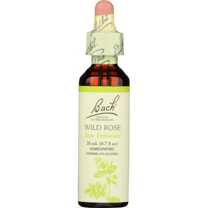 BACH ORIGINAL FLOWER REMEDIES: Wild Rose, 0.7 oz