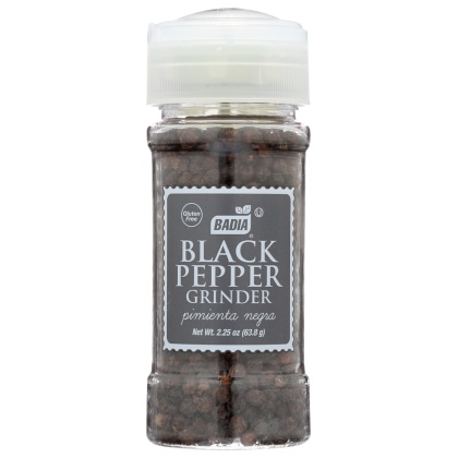 BADIA: Black Pepper Grinder, 2.25 oz