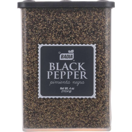 BADIA: Ground Black Pepper, 4 Oz