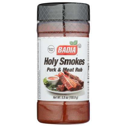 BADIA: Holy Smokes Pork & Meat Rub, 5.5 oz