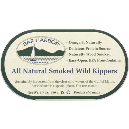 BAR HARBOR: All Natural Smoked Wild Kippers 6.7 oz