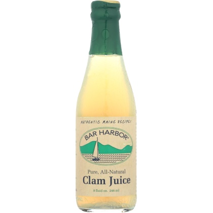 BAR HARBOR: Pure All Natural Clam Juice, 8 Oz