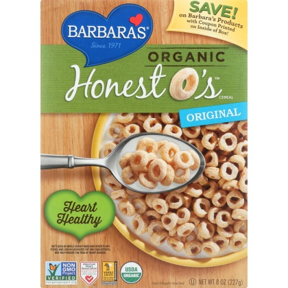 BARBARA\'S: Honest O\'s Cereal, Original, 8 oz