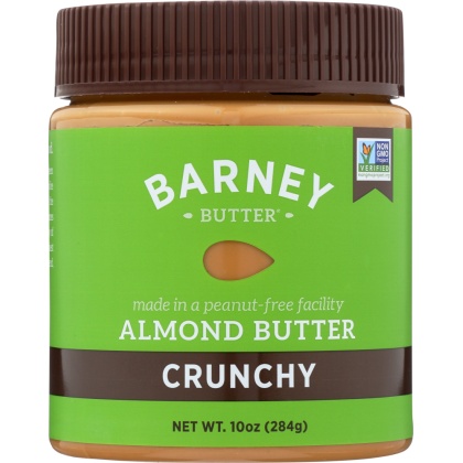 BARNEY BUTTER: Almond Butter Crunchy, 10 Oz