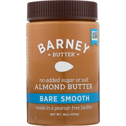 BARNEY BUTTER: Nut Butter Bare Smooth, 16 oz