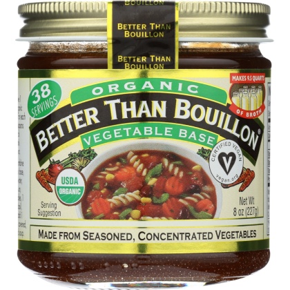 BETTER THAN BOUILLON: Organic Vegetable Base, 8 oz