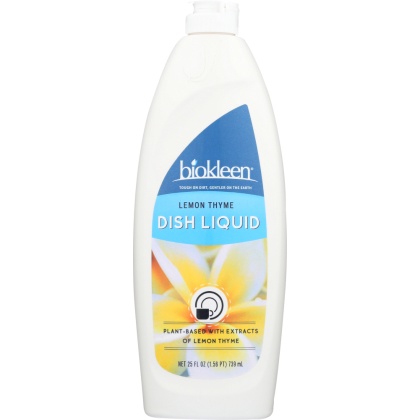 BIO KLEEN: Lemon Thyme Dish Liquid, 25 oz