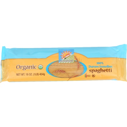 BIONATURAE: Organic Durum Semolina Pasta Spaghetti, 16 Oz