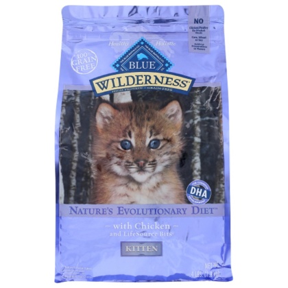 BLUE BUFFALO: Wilderness Kittens Chicken Recipe, 4 lb