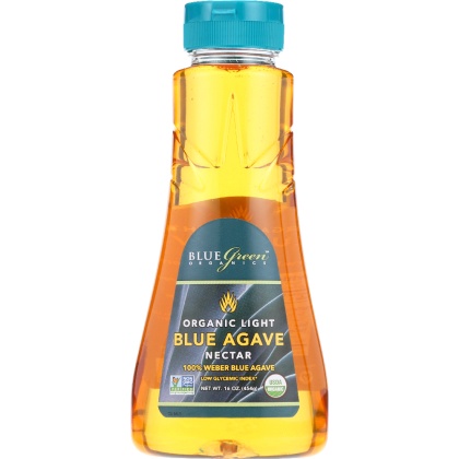 BLUE GREEN ORGANICS: Agave Blue Nectar Light, 16 oz