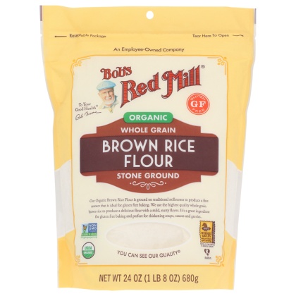 BOB\'S RED MILL: Organic Brown Rice Flour, 24 oz