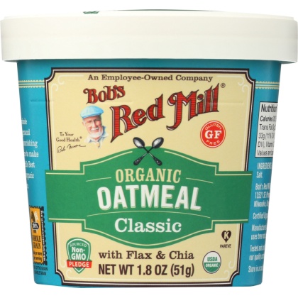 BOBS RED MILL: Organic Oatmeal Classic, 1.8 oz