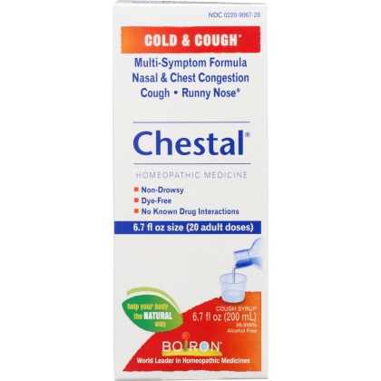 BOIRON: Chestal Cold & Cough Adult, 6.7 oz