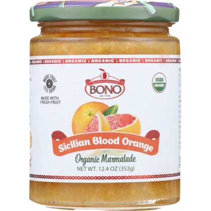 BONO: Sicilian Blood Orange Marmalade, 12.4 oz