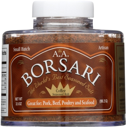 BORSARI: Seasoning Coffee Rub, 3.5 oz