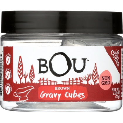 BOU BRANDS: Brown Gravy Cubes, 2.53 oz