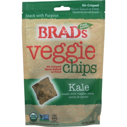 BRAD\'S RAW FOODS: Vegan Chips Kale, 3 oz