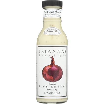 BRIANNAS: Home Style Blue Cheese Dressing , 12 oz