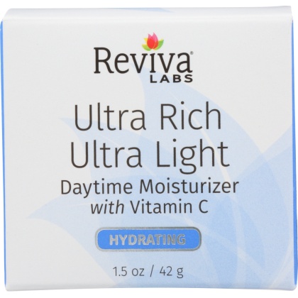REVIVA LABS: Ultra Rich Ultra Light Daytime Moisturizer with Vitamin C, 1.50 oz