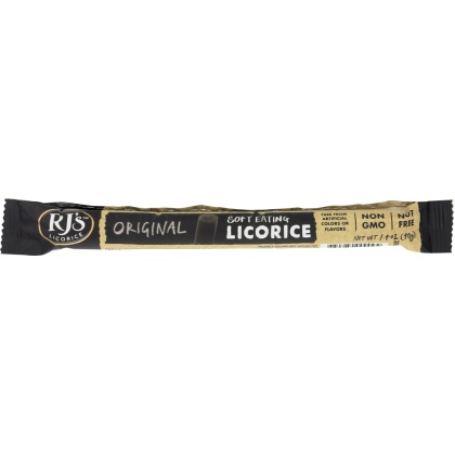 RJ\'S LICORICE: Soft Eating Licorice Original Log, 1.4 oz