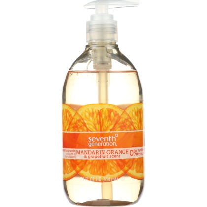 SEVENTH GENERATION: Natural Hand Wash Mandarin Orange & Grapefruit, 12 oz