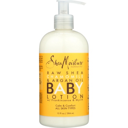 SHEA MOISTURE: Baby Healing Lotion Raw Shea Chamomile & Argan Oil, 12 oz