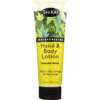 SHIKAI: All Natural Hand & Body Lotion Cucumber Melon, 8 Oz