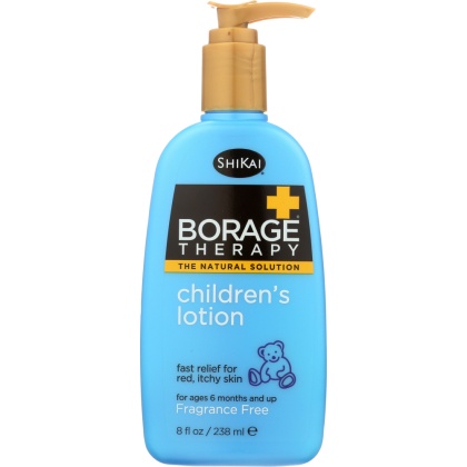SHIKAI: Borage Therapy Children\'s Lotion Fragrance Free, 8 oz