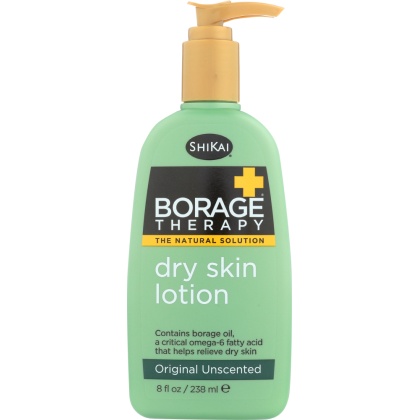 SHIKAI: Borage Therapy Dry Skin Lotion Original Unscented, 8 oz
