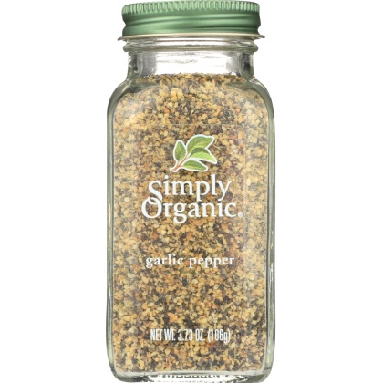 SIMPLY ORGANIC: BTL GARLIC PEPPER ORG (3.730 OZ)