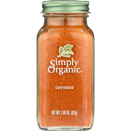 SIMPLY ORGANIC: Cayenne Pepper, 2.89 oz