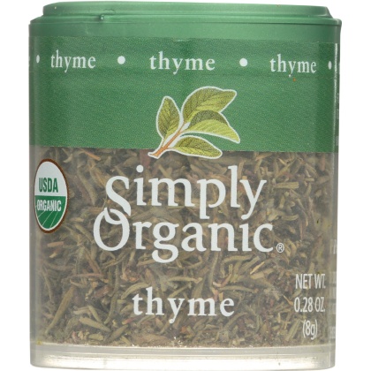 SIMPLY ORGANIC: Mini Thyme Leaf Whole, 0.28 oz