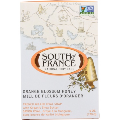 SOUTH OF FRANCE: Soap Bar Orange Blossom Honey, 6 oz