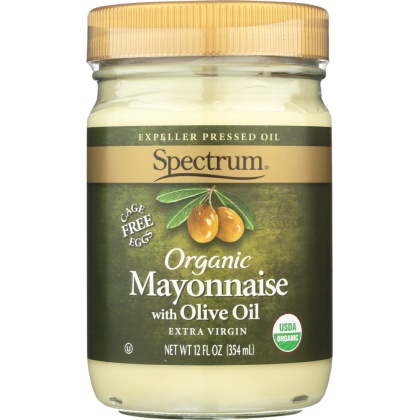 SPECTRUM NATURALS: Organic Mayonnaise with Olive Oil, 12 oz