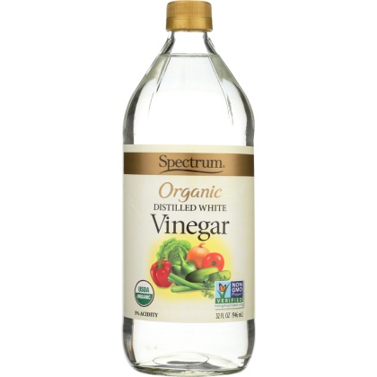 SPECTRUM NATURALS: Vinegar White Distilled Organic, 32 oz