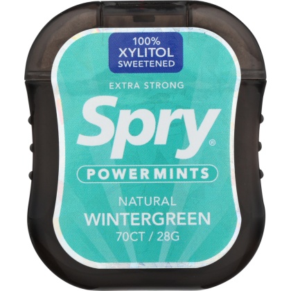 SPRY: Wintergreen Xylitol Power Mints, 70 pc