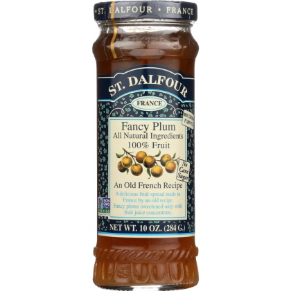 ST DALFOUR: Fancy Plum Fruit Spread, 10 oz