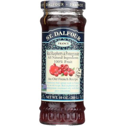 ST DALFOUR: Red Raspberry & Pomegranate, 10 oz