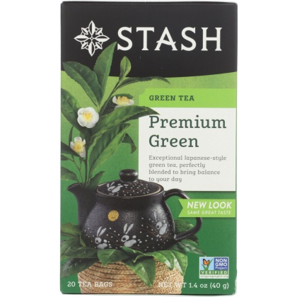 STASH TEA: Premium Green Tea, 20 bg